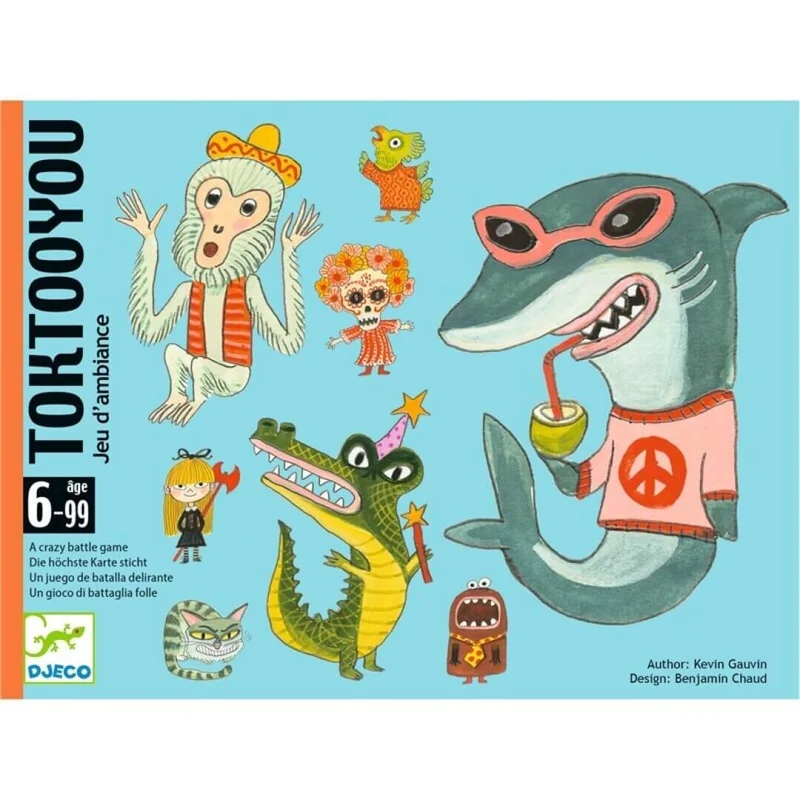 Toktooyou - Juego de mesa - Djeco - 3-8 jugadores - 6+ años - 10 min