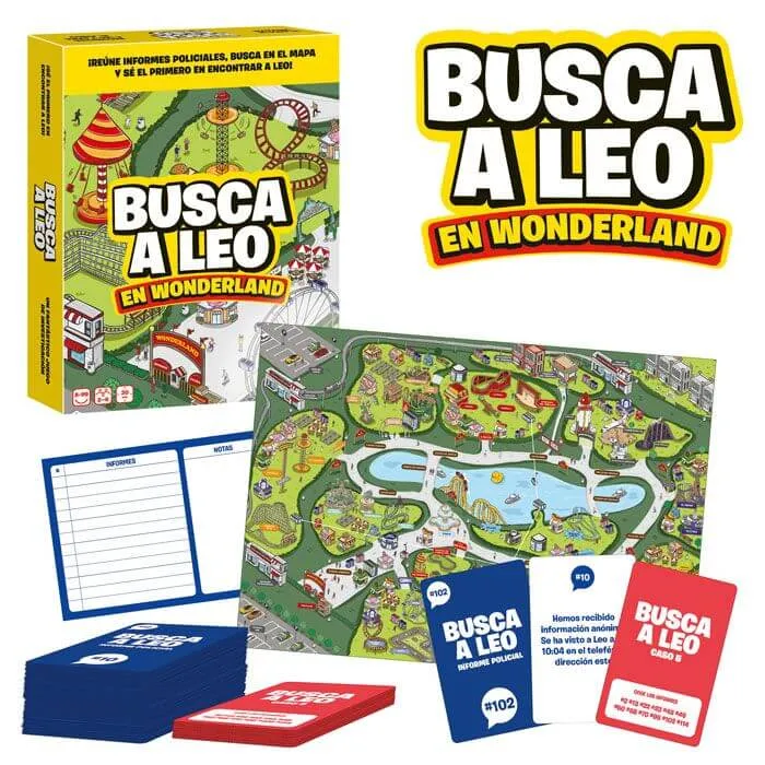 Busca a Leo - Juego de mesa - Ludilo - 2-6 jugadores - 8+ años - 30 min