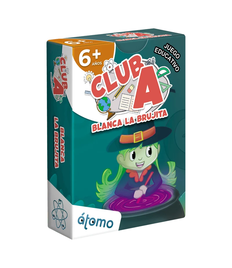 Blanca la Brujita Club A - Juego de mesa - Atomo - 1-3 jugadores - 6+ años - 15 min