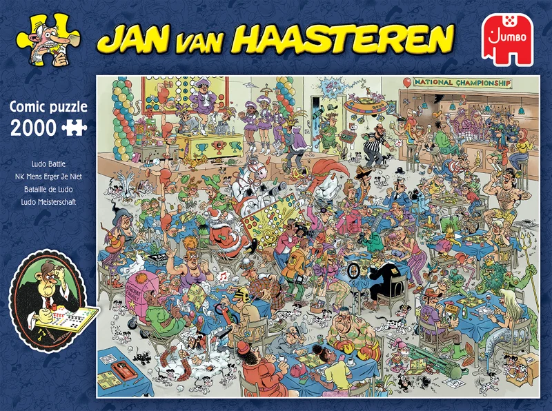 Jan van Haasteren - Ludo Battle (2000 pieces)