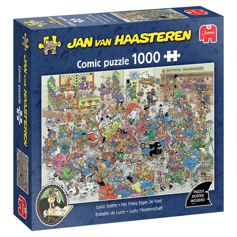 Jan van Haasteren - Ludo Battle (1000 pieces)