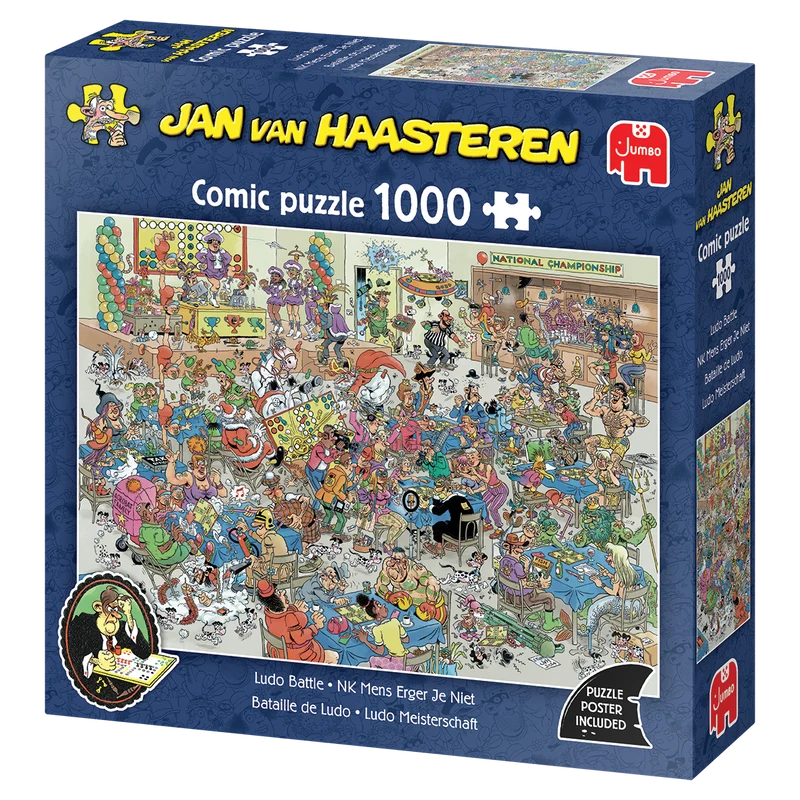 Jan van Haasteren - Ludo Battle (1000 pieces)