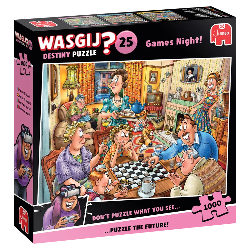 Wasgij Destiny 25 - Games Night (1000 pieces)