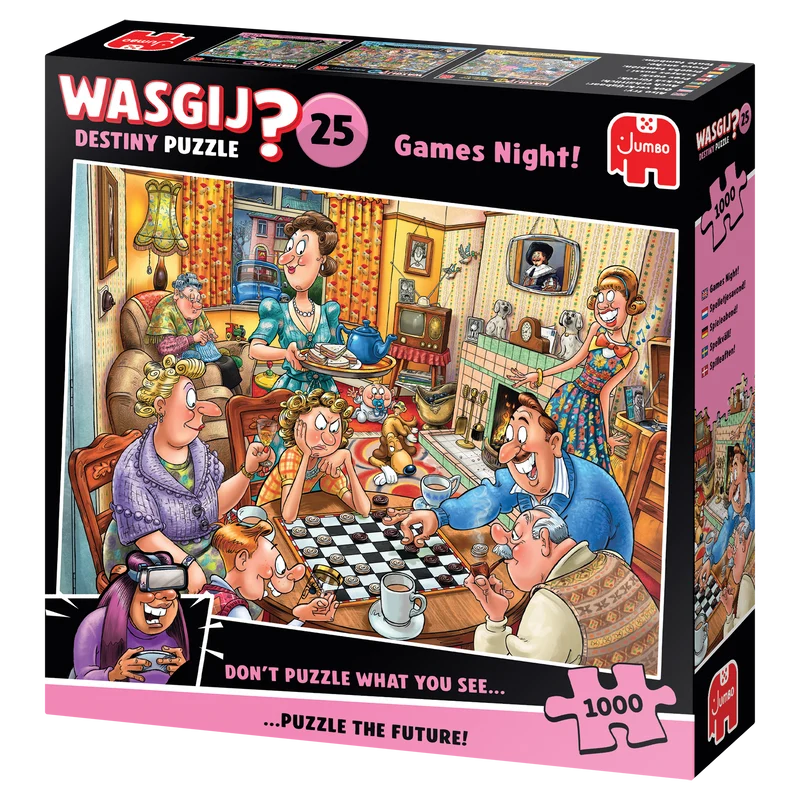 Wasgij Destiny 25 - Games Night (1000 pieces)