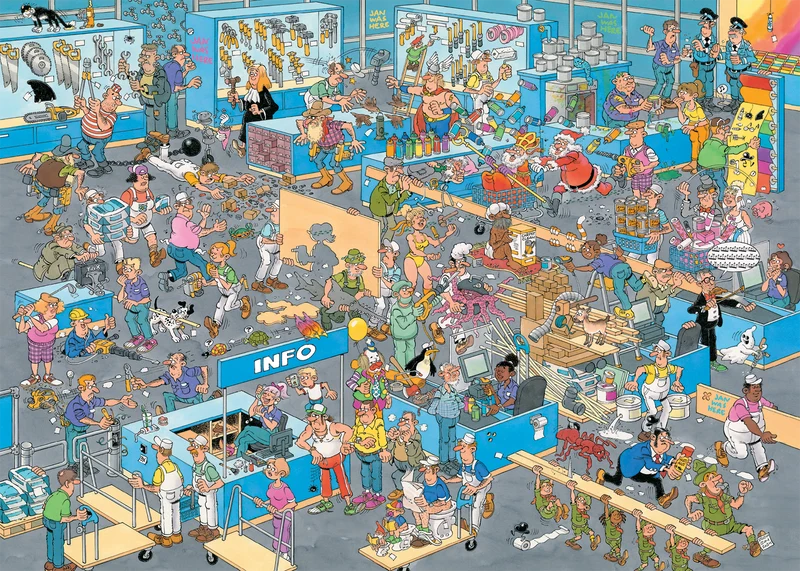 Jan van Haasteren - Renovation Project & DIY Shop (2x1000 pieces)