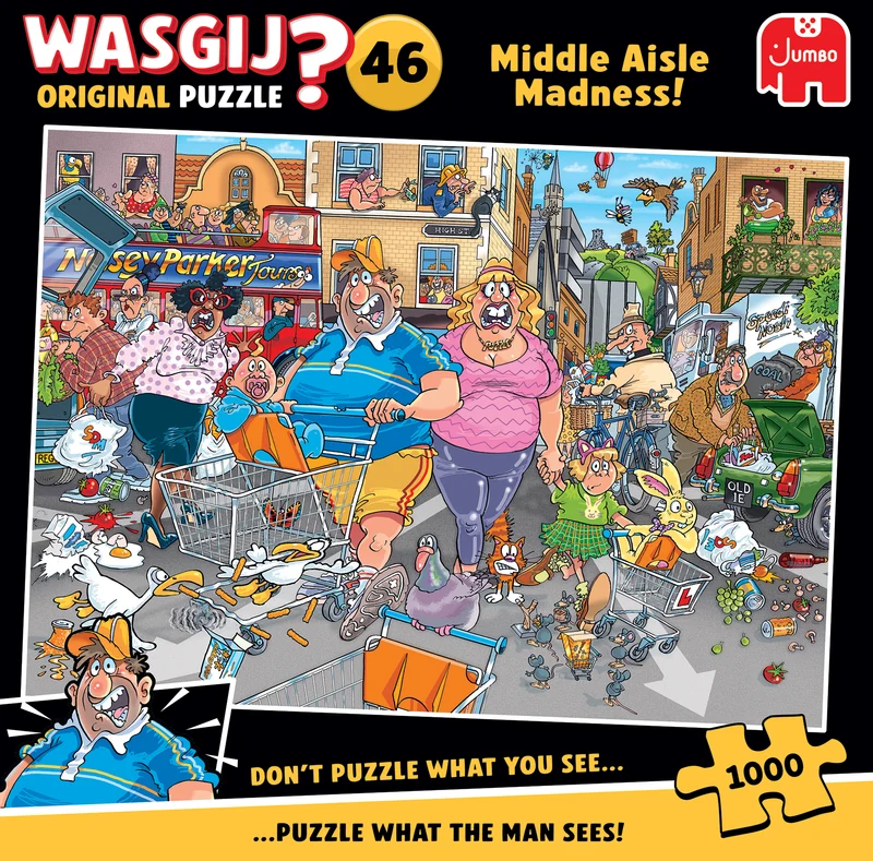 Wasgij Original 46 - Middle Aisle Madness! (1000 pieces)