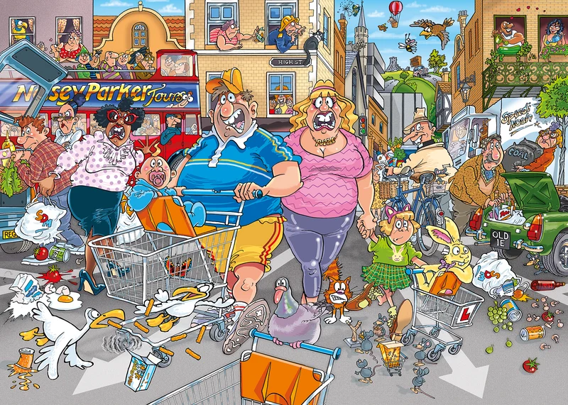 Wasgij Original 46 - Middle Aisle Madness! (1000 pieces)