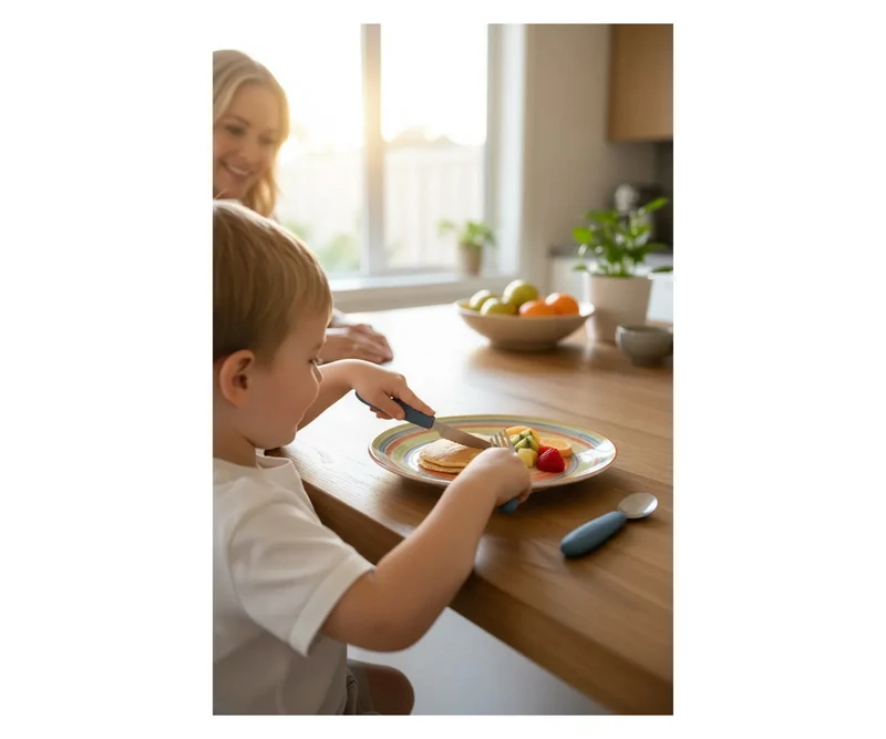 Set cubiertos varios colores · KiddiKutter