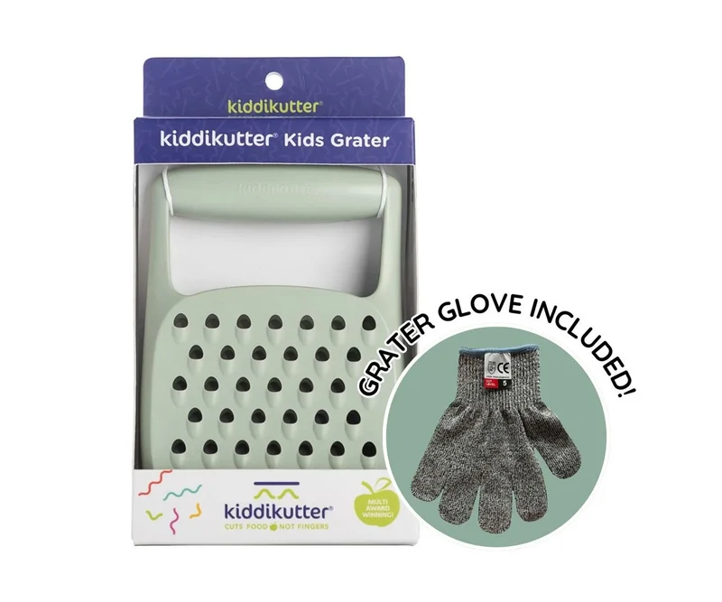 Rallador Infantil Kiddikutter Grater Sage · KiddiKutter