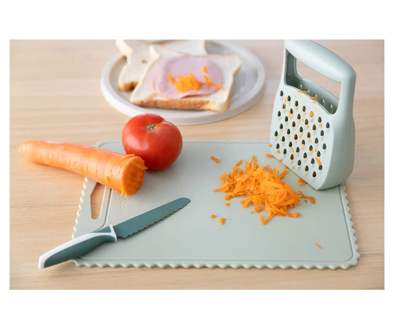 Rallador Infantil Kiddikutter Grater Sage · KiddiKutter