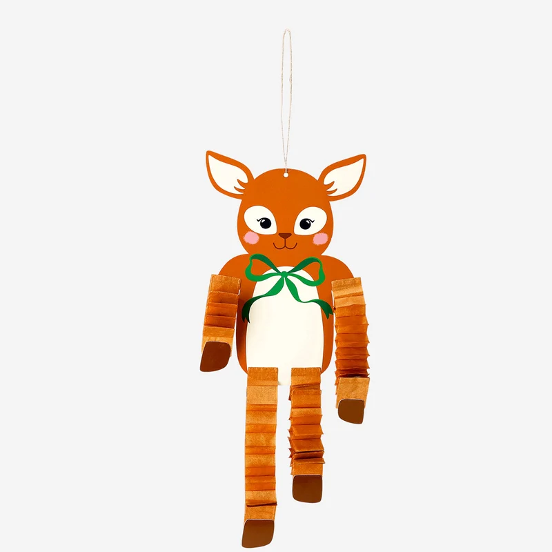 Paper reindeer for hanging