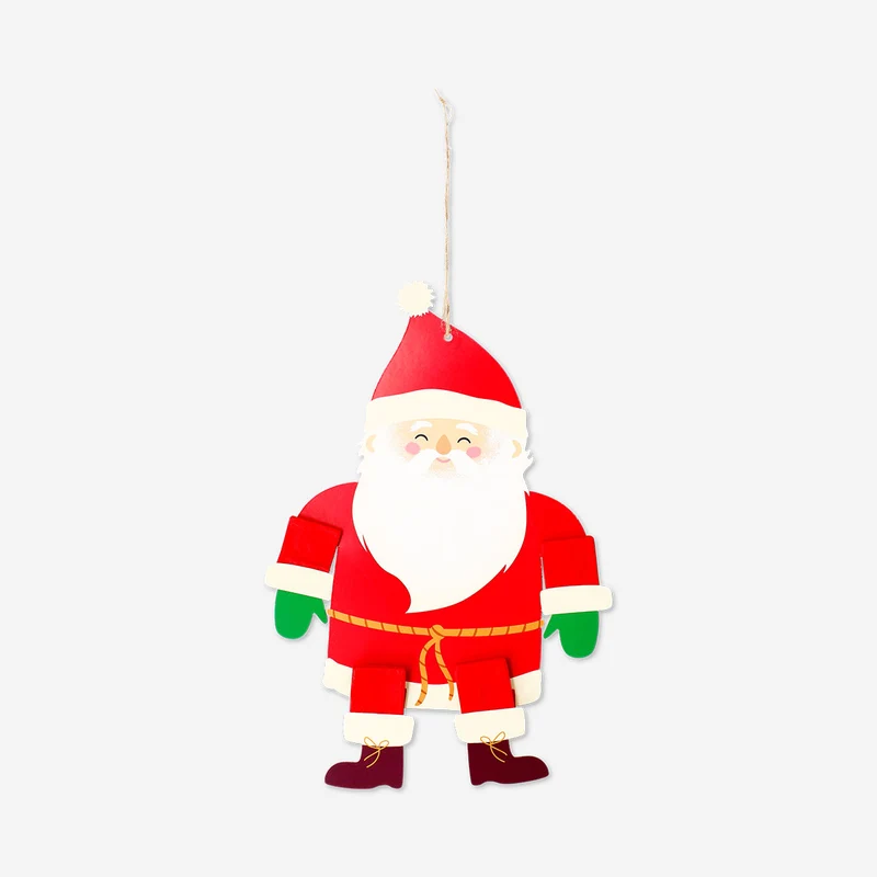 Paper Santa for hanging