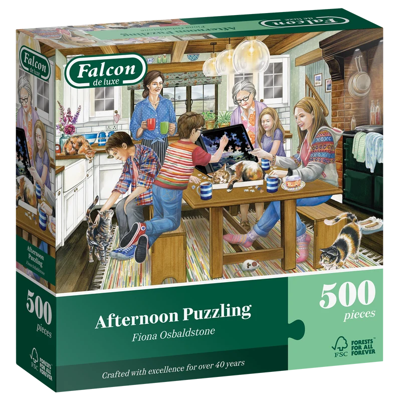 Falcon - Afternoon Puzzling (500 pieces)