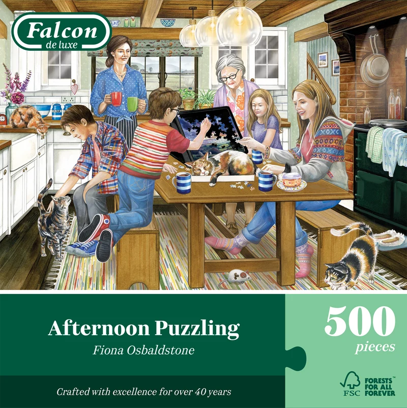 Falcon - Afternoon Puzzling (500 pieces)