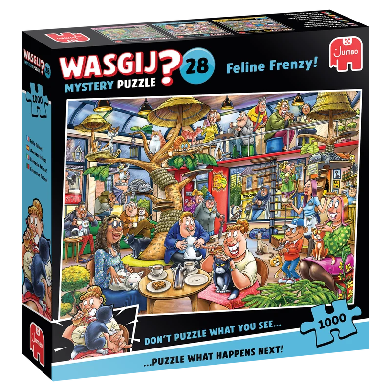 Wasgij Mystery 28 - Feline Frenzy! (1000 pieces)