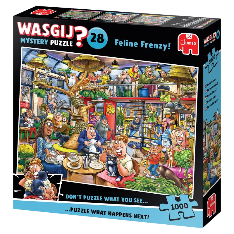 Wasgij Mystery 28 - Feline Frenzy! (1000 pieces)
