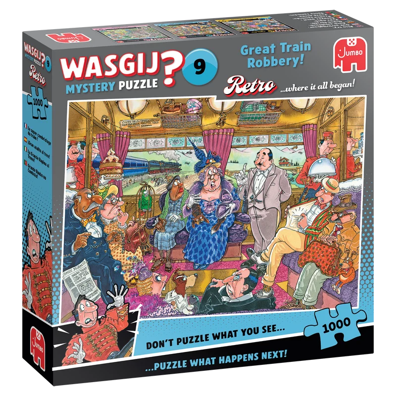 Wasgij Retro Mystery 9 - Great Train Robbery! (1000 pieces)