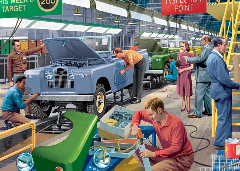 Falcon - The Car Factory (1000 pieces)