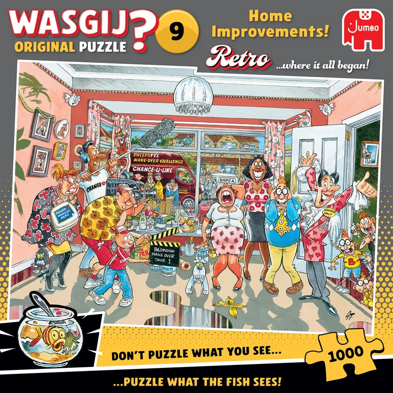 Wasgij Retro Original 9 - Home Improvements! (1000 pieces)
