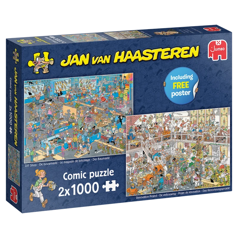 Jan van Haasteren - Renovation Project & DIY Shop (2x1000 pieces)