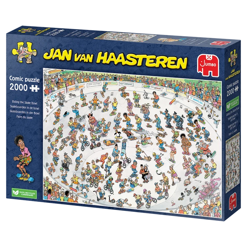 Jan van Haasteren - Riding the Skate Bowl (2000 pieces)