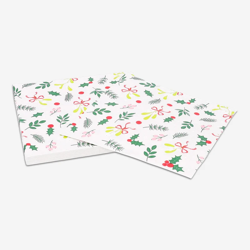 Napkins with Christmas print - 16 pcs