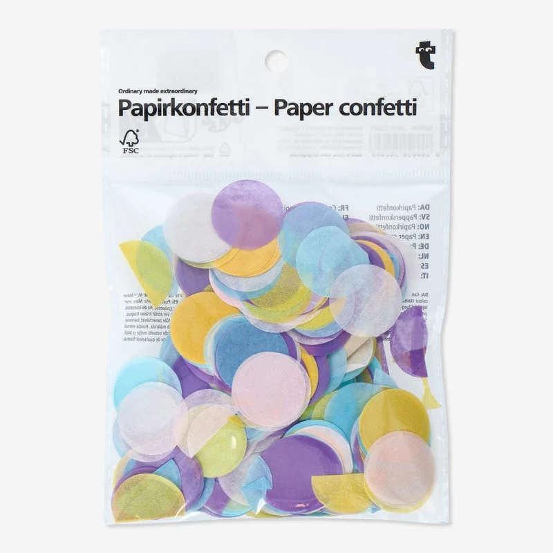 Paper confetti