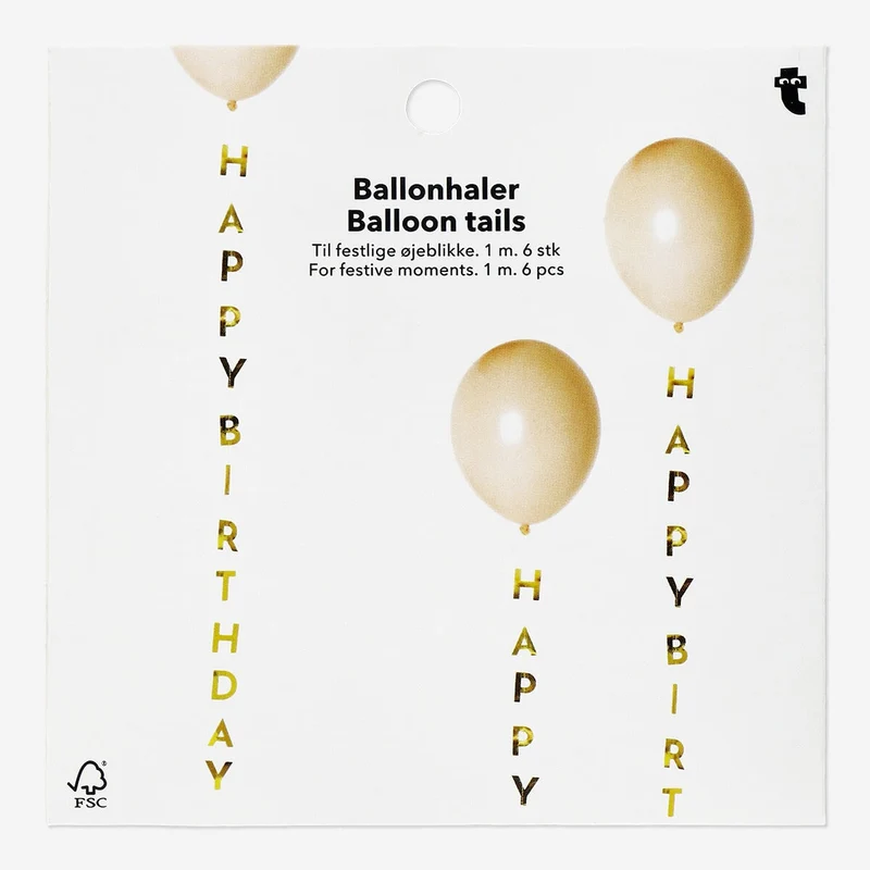 Balloon tails. 6 pcs