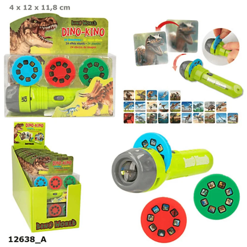 Linterna Con Efectos De Imagen, Dino World
