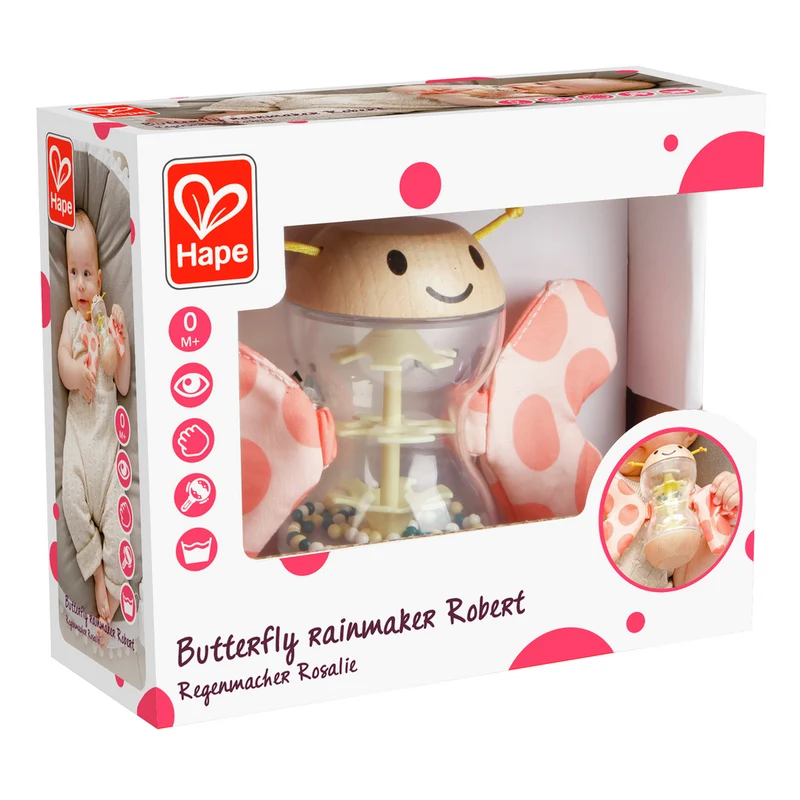 Cuentas y Gotas de Lluvia – Mariposa Robert · Hape