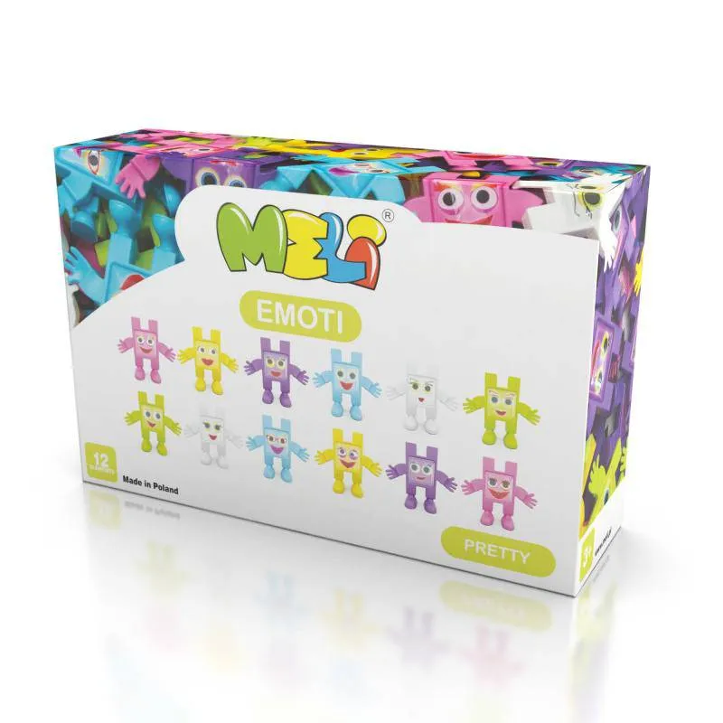 Bloques Meli · Emoti Pretty · 12 piezas