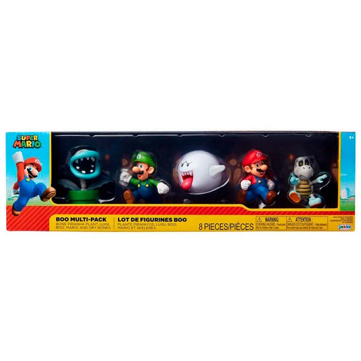 Blister Figuras Luigi y Super Mario Bros Nintendo 6cm