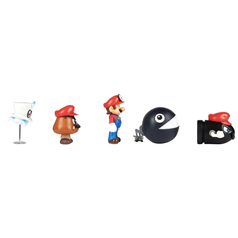 Blister 5 Figuras Super Mario Bros 65cm