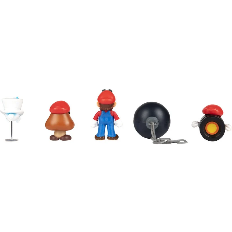 Blister 5 Figuras Super Mario Bros 65cm