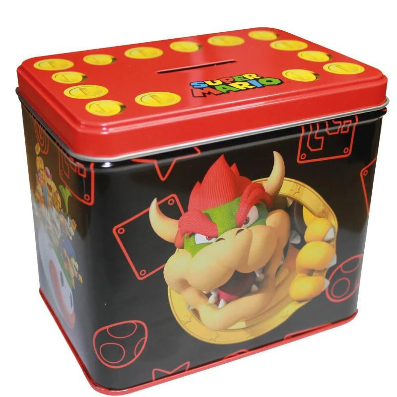 Hucha y Taza Bowser - Super Mario Bros Nintendo