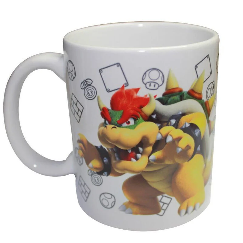 Hucha y Taza Bowser - Super Mario Bros Nintendo