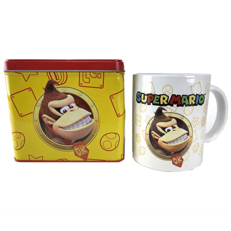 Hucha y Taza Donkey Kong Super Mario Bros Nintendo