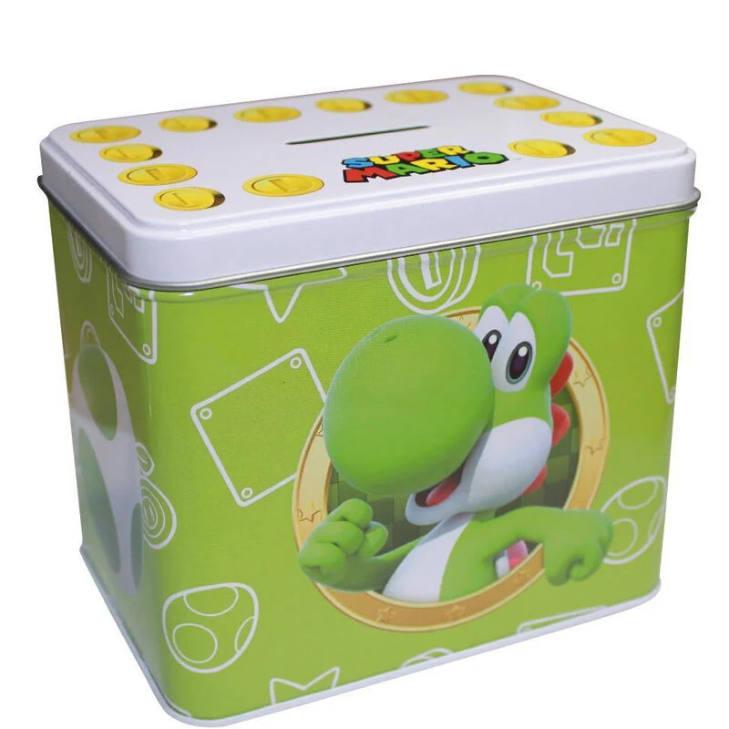 Hucha y Taza Yoshi - Super Mario Bros Nintendo