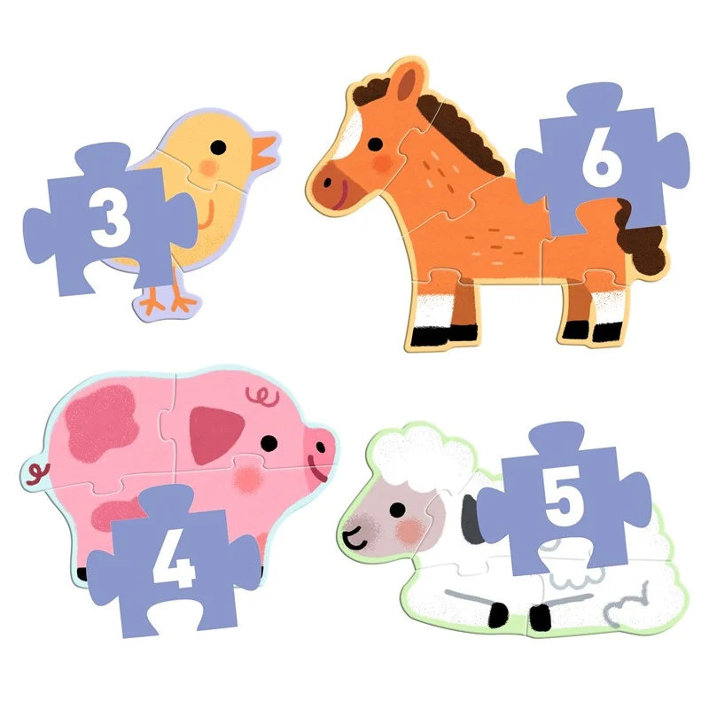 Puzzle Evolutivo en la Granja · DJECO