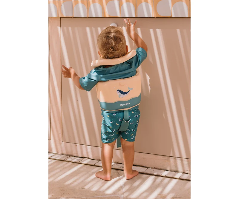 Chaleco Flotador Aprendizaje 1-2 años · Whale Teal