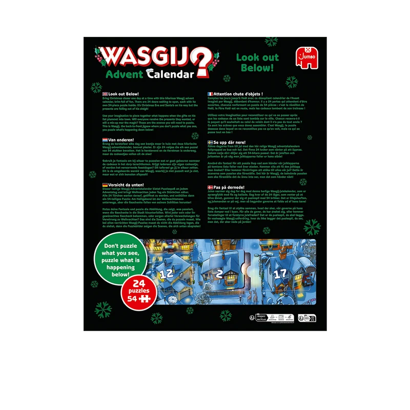 Wasgij Christmas Advent Calendar - Look out Below!