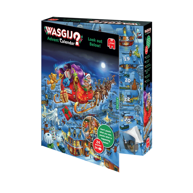 Wasgij Christmas Advent Calendar - Look out Below!