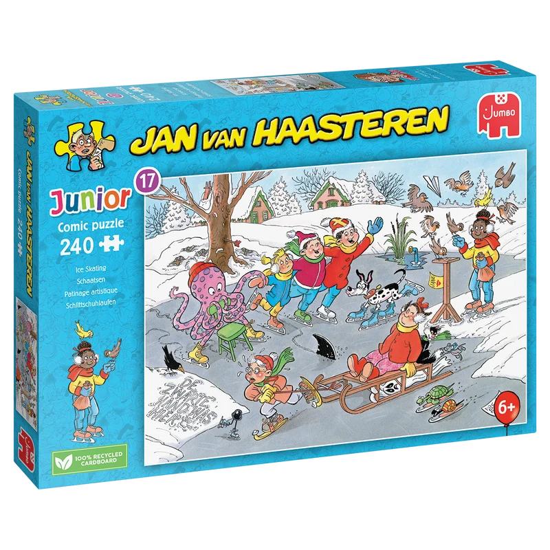 Jan van Haasteren Junior 17 - Ice Skating (240 pieces)