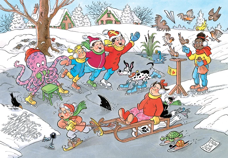 Jan van Haasteren Junior 17 - Ice Skating (240 pieces)