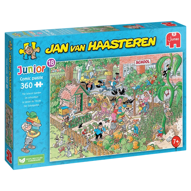 Jan van Haasteren Junior 18 - The School Garden (360 pieces)