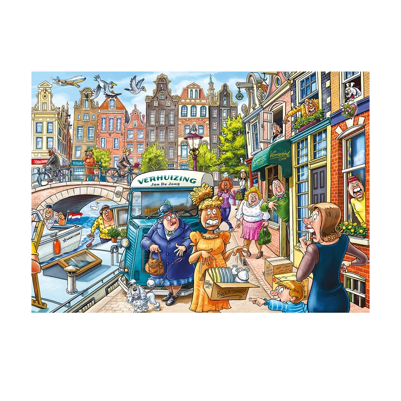 Wasgij Original 45 - Moving Day! (1000 pieces)