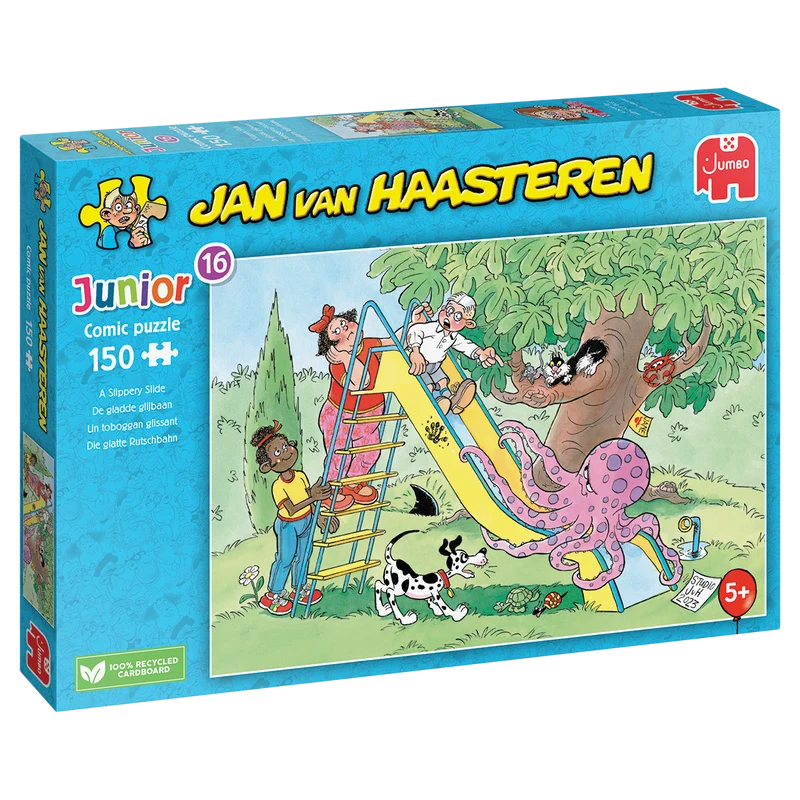 Jan van Haasteren Junior 16 - A Slippery Slide (150 pieces)