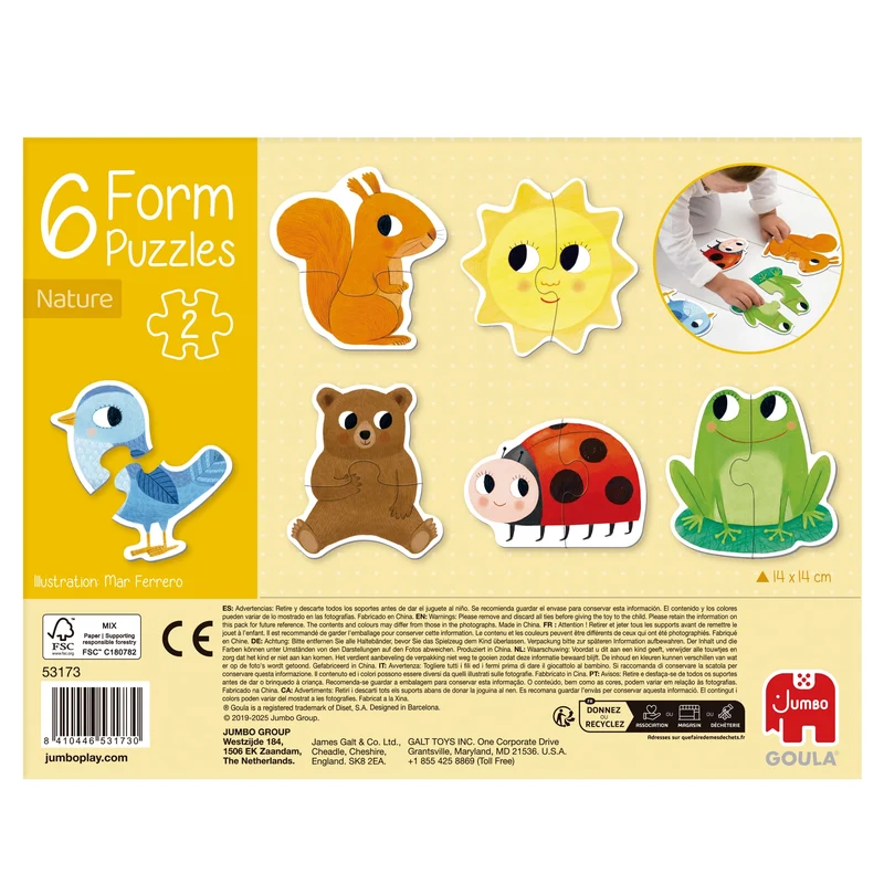 Goula - 6 Form Puzzles