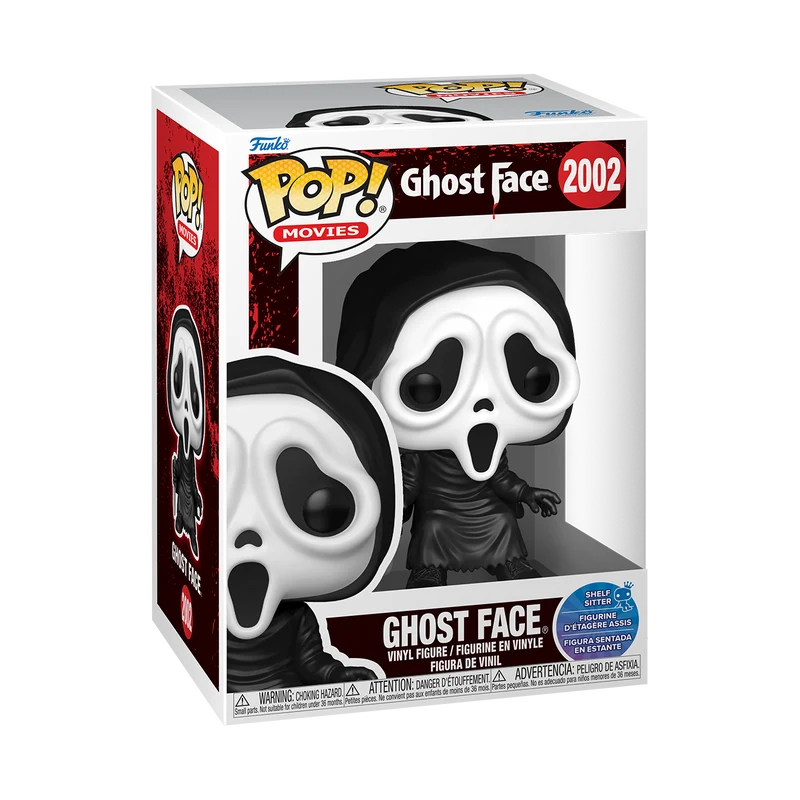 Funko Pop Movies: Ghost Face - Ghost Face sentado