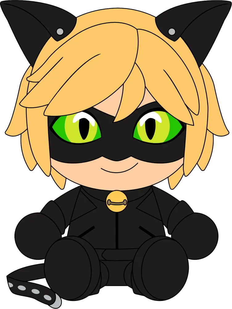 Youtooz Plush: Miraculous - Cat Noir Peluche 9 pulgadas